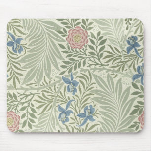William Morris Riddarsporre Blommig Tapetmönster Musmatta