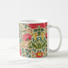 William Morris Ro Blommigt Chintz Rosa Kaffemugg