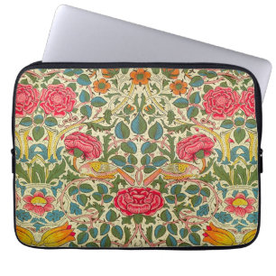 William Morris Ro Blommigt Chintz Rosa Laptop Fodral