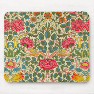 William Morris Ro Blommigt Chintz Rosa Musmatta