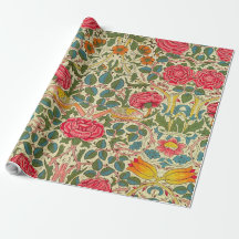 William Morris Ro Blommigt Chintz Rosa