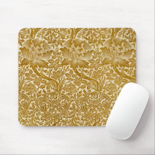 William Morris Ro & Thistle Blommigt Golden Musmatta