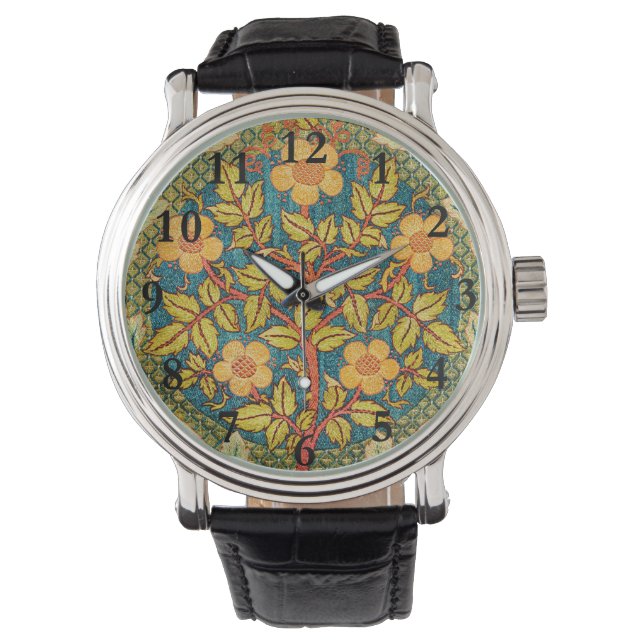 William Morris Ro WAN: Classic Arts & Crafts Armbandsur (Framsida)