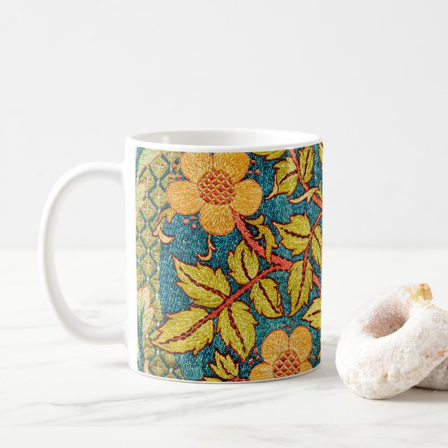 William Morris Ro WAN: Classic Arts & Crafts Kaffemugg (Med munk)