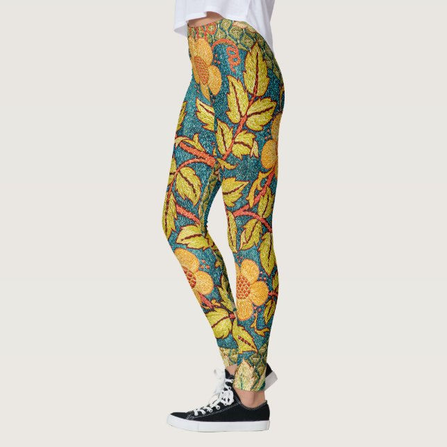 William Morris Ro WAN: Classic Arts & Crafts Leggings (Vänster)