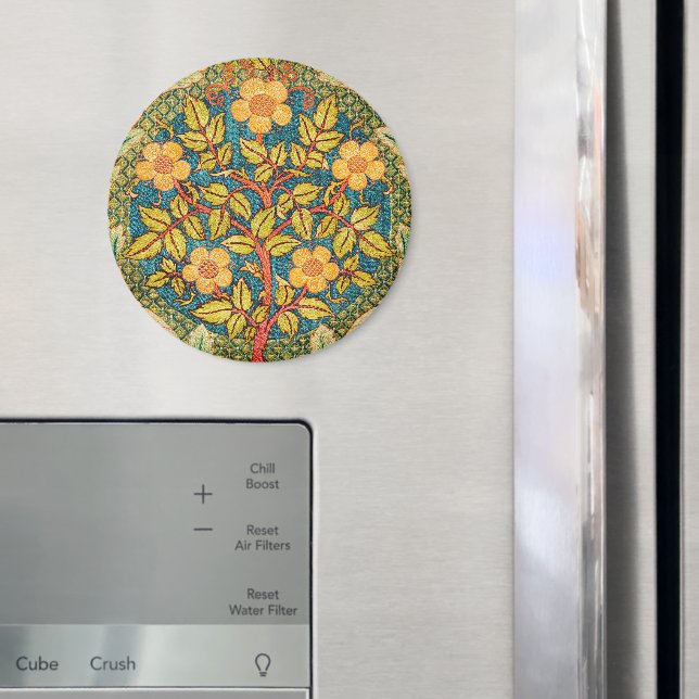 William Morris Ro WAN: Classic Arts & Crafts Magnet (In Situ (Fridge))