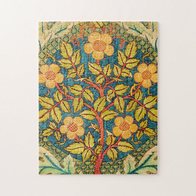 William Morris Ro WAN: Classic Arts & Crafts Pussel (Vertikal)