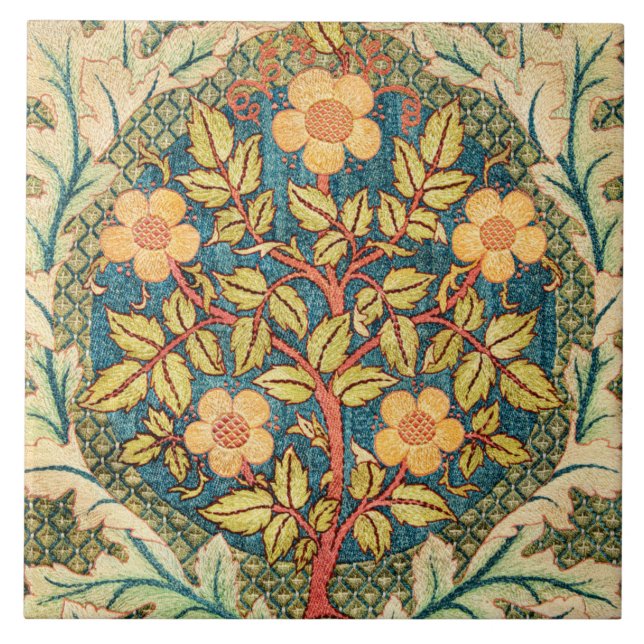 William Morris Ro Wandan  Kakelplatta (Framsidan)