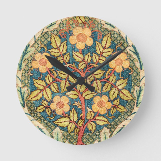 William Morris Ro Wandan  Rund Klocka (Framsida)