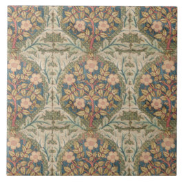 William Morris Ro Wandan Vintage Blommar Ro Kakelplatta
