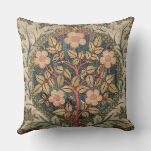 William Morris Ro Wandan Vintage Blommar Ro Kudde