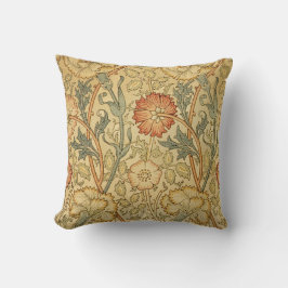William Morris Rosa ros Flower Tapet Mönster Kudde