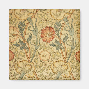 William Morris Rosa ros Flower Tapet Mönster Magnet