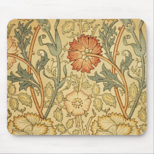 William Morris Rosa ros Flower Tapet Mönster Musmatta