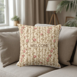 William Morris Rose Klättrande Trädgårdsdekoration Kudde