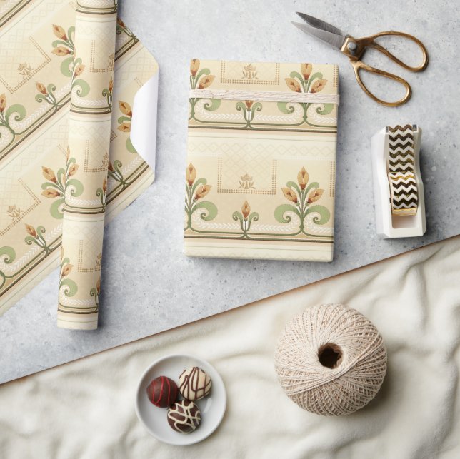 William Morris Row of Lilies Presentpapper (Hantverk)