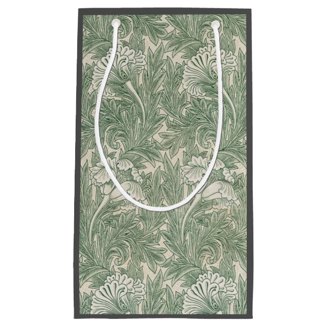 William Morris Sagegrön Tulpanmönster: Vintage (Framsidan)