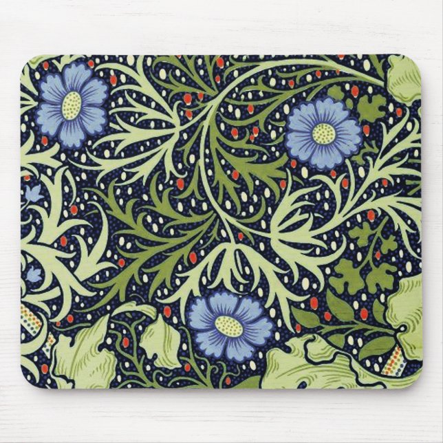 William Morris Seaweed Antique Flower Musmatta (Framsidan)