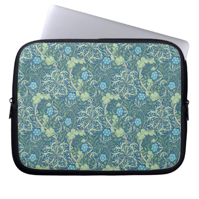 William Morris "Seaweed"-design Laptop Fodral (Framsidan)