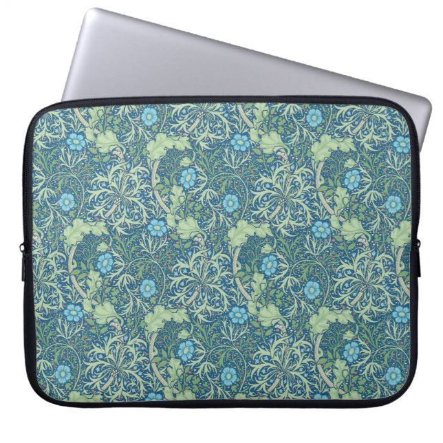 William Morris "Seaweed"-design Laptop Fodral (Framsidan)