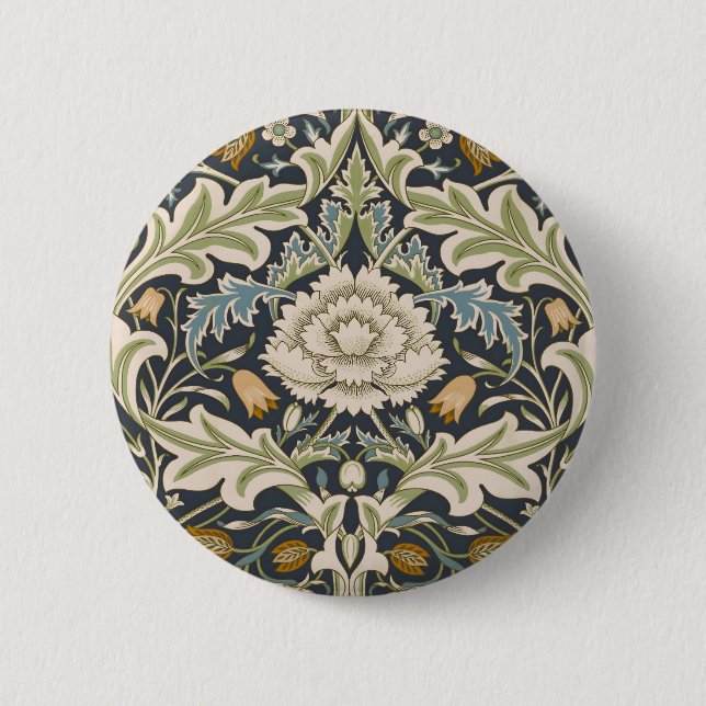 William Morris Severn Blommönster Classic Knapp (Framsida)