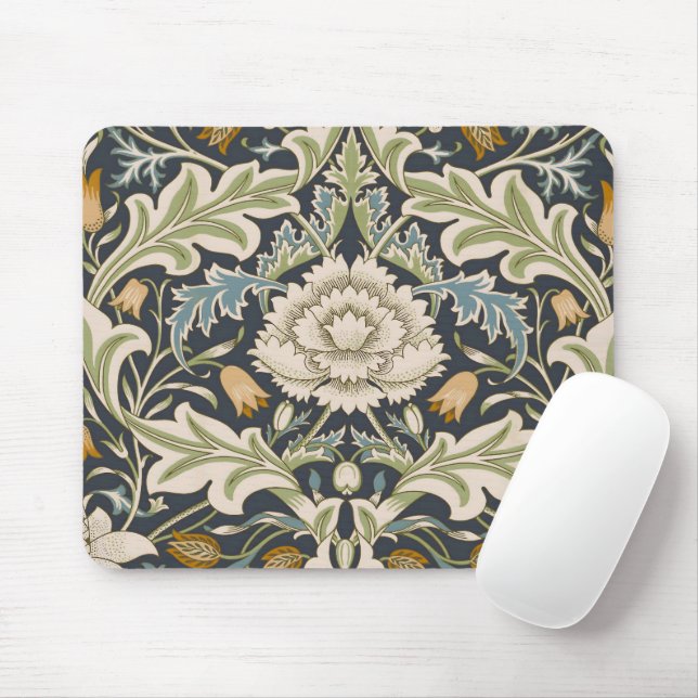 William Morris Severn Blommönster Classic Musmatta (Med mus)