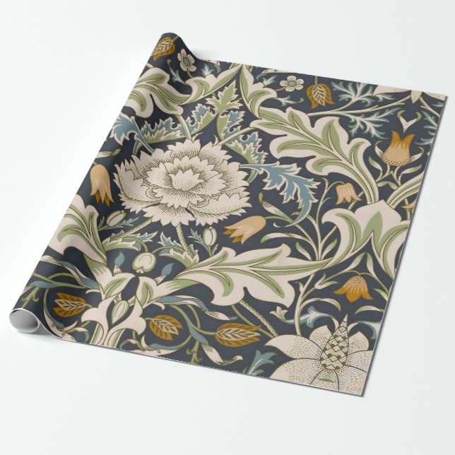 William Morris Severn Blommönster Classic Presentpapper (Utrullad)