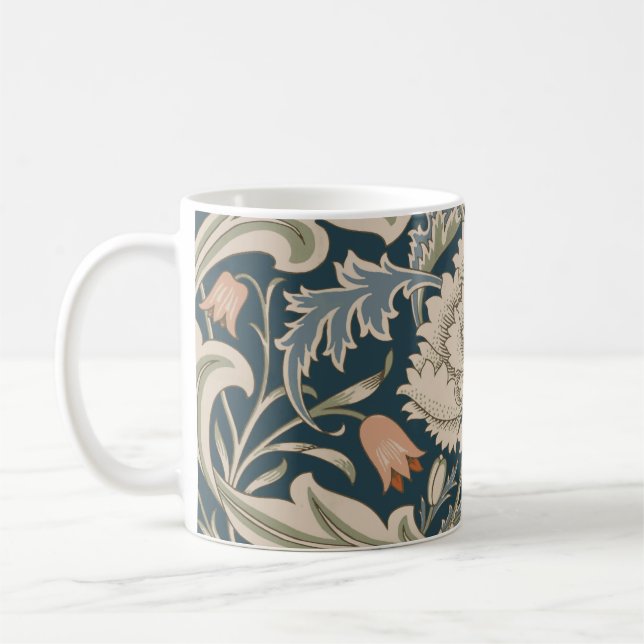 William Morris Severn Blomsterträdgård Blomklassik Kaffemugg (Vänster)