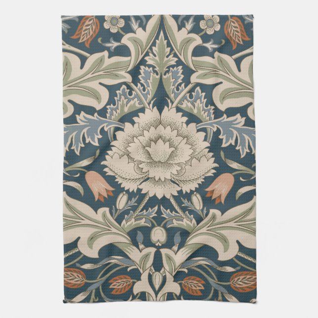 William Morris Severn Blomsterträdgård Blomklassik Kökshandduk (Vertikal)