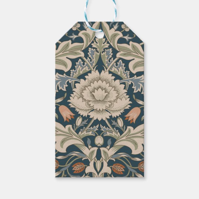 William Morris Severn Blomsterträdgård Blomklassik Presentetikett (Framsidan)