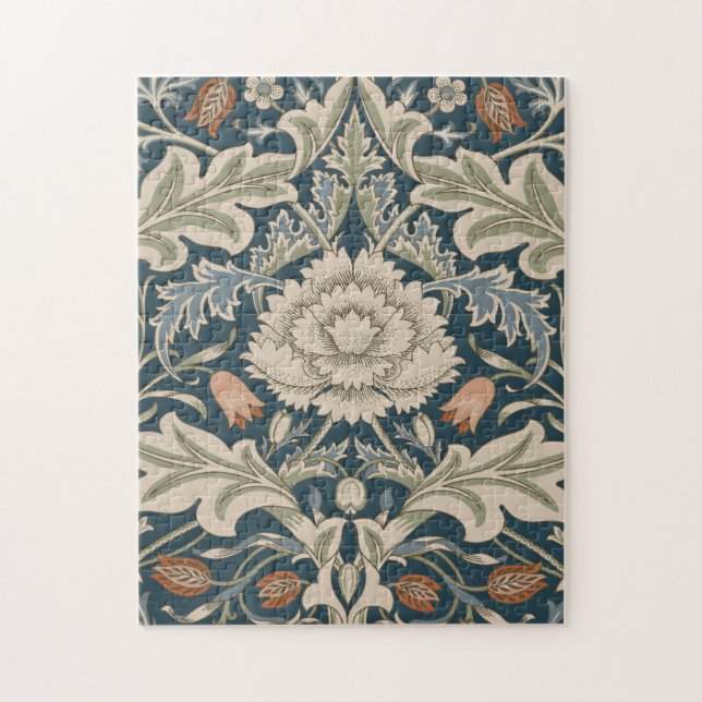 William Morris Severn Blomsterträdgård Blomklassik Pussel (Vertikal)