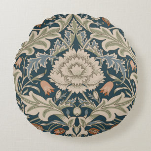 William Morris Severn Blomsterträdgård Blomklassik Rund Kudde