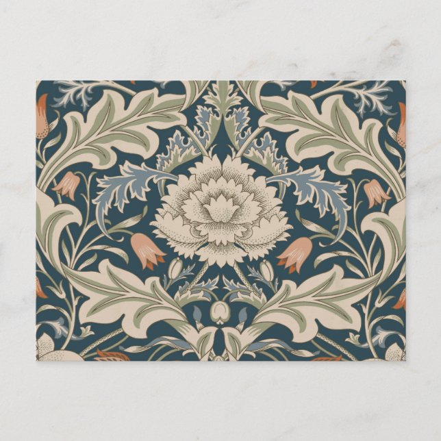 William Morris Severn Blomsterträdgård Blomklassik Vykort (Framsida)