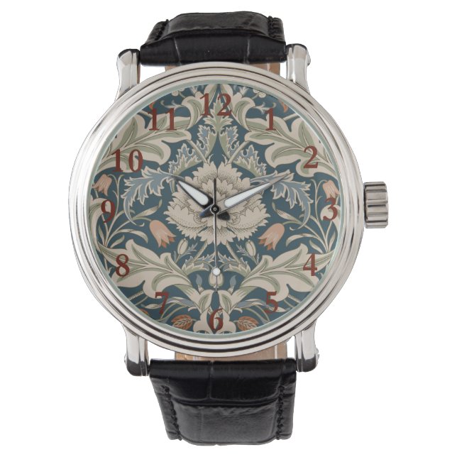 William Morris Severn Blomsterträdgård Blomma Klas Armbandsur (Framsida)