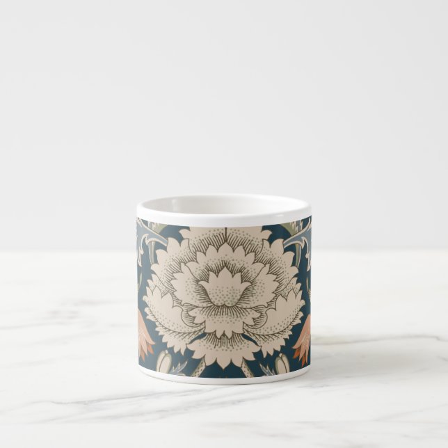 William Morris Severn Blomsterträdgård Blomma Klas Espressomugg (Framsidan)