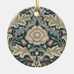 William Morris Severn Blomsterträdgård Blomma Klas Julgransprydnad Keramik