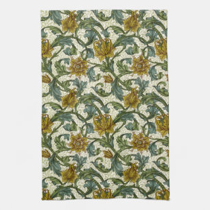 William Morris Single Stem Blommönster Kökshandduk