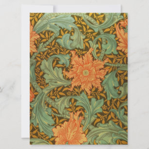 William Morris Single Stem Mönster Art nouveau