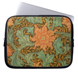 William Morris Single Stem Mönster Art nouveau Laptop Fodral
