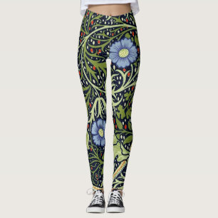 William Morris Sjögräs Antique Flower Leggings