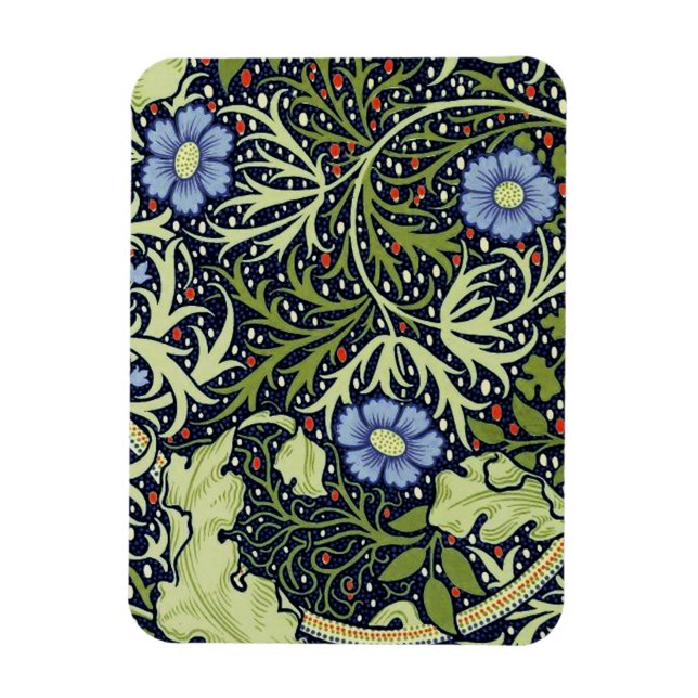 William Morris Sjögräs Antique Flower Magnet (Vertikal)