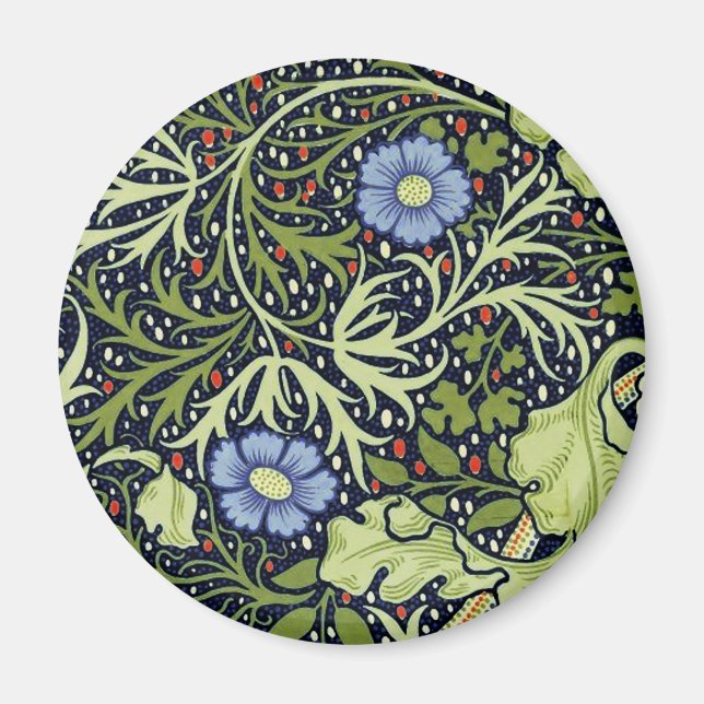 William Morris Sjögräs Antique Flower Magnet (Framsidan)