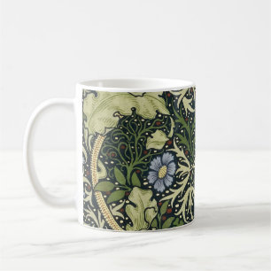 William Morris Sjögräs Blommigt Vintage Art. Kaffemugg