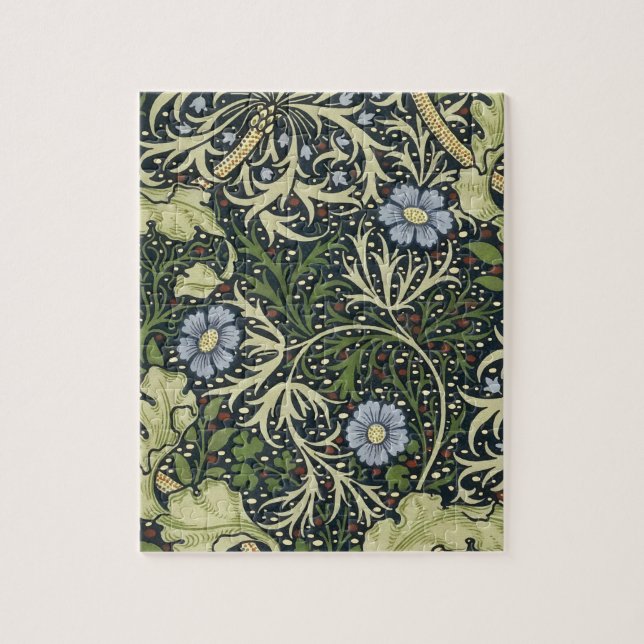 William Morris Sjögräs Blommigt Vintage Art. Pussel (Vertikal)