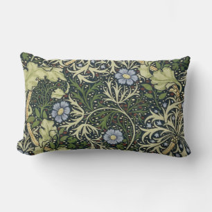 William Morris Sjögräs Mönster Blommigt Vintage Ar Lumbarkudde