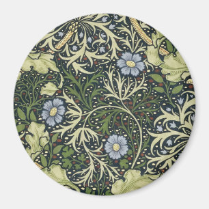 William Morris Sjögräs Mönster Blommigt Vintage Ar Magnet