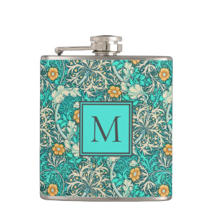 William Morris Sjögräs Mönster med ditt Monogram Fickplunta