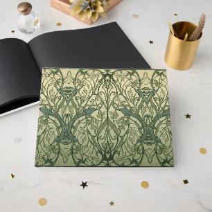 William Morris sjögräs vintage blomster art nouvea Gästböcker