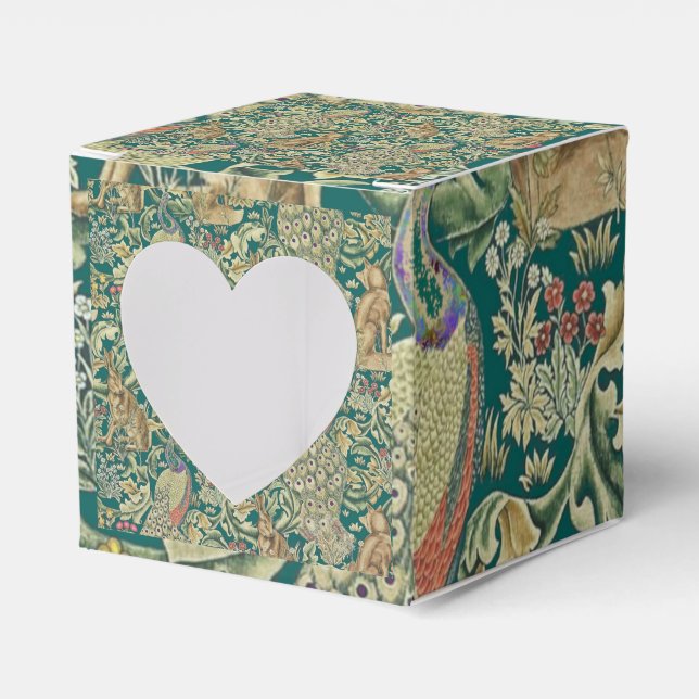 William Morris "Skog" Favor Box Presentaskar (Framsidan Sidan)