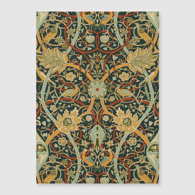 William Morris Skogstäpp Mönster: Vintage (Framsida)